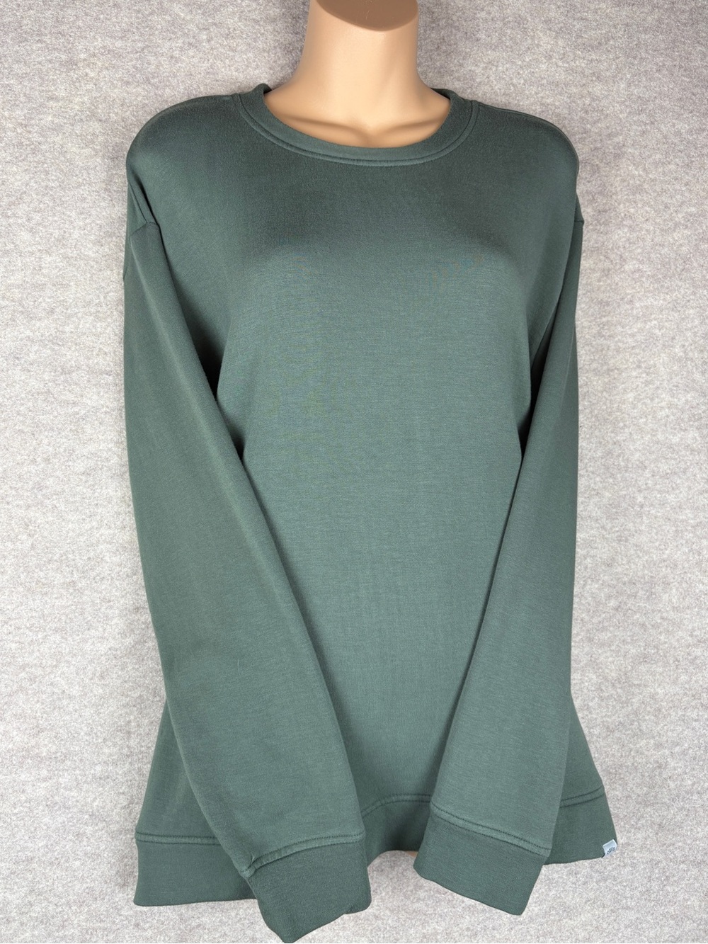 Orvis Classic Crewneck Sweatshirt Womens Small Green Modal Blend Pullover S